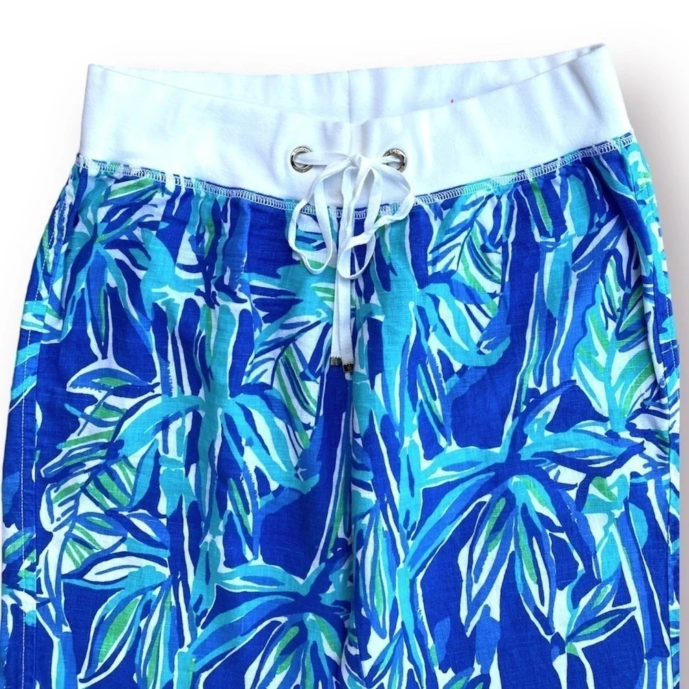 Lilly Pulitzer Linen Beach Pant size L - Picture 2 of 9